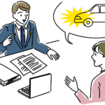 法律相談中の弁護士のイラスト