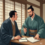 江戸時代の公事師のイメージ図